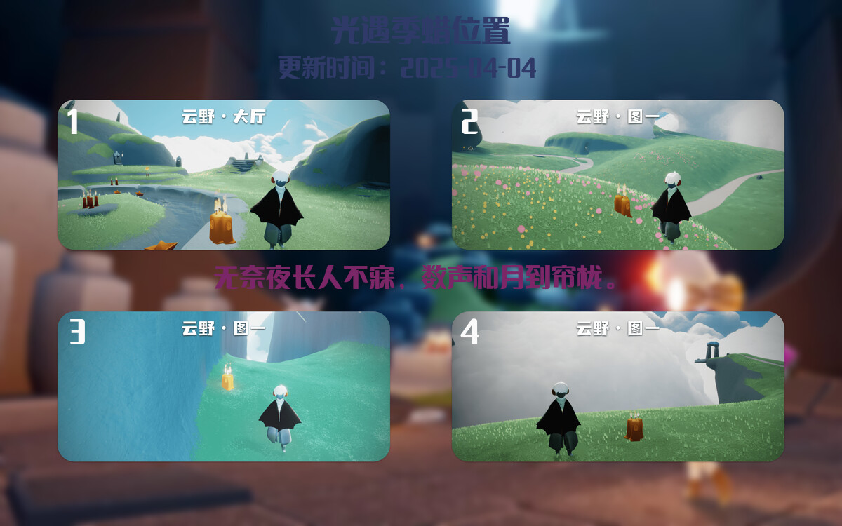 季节蜡烛汇总图