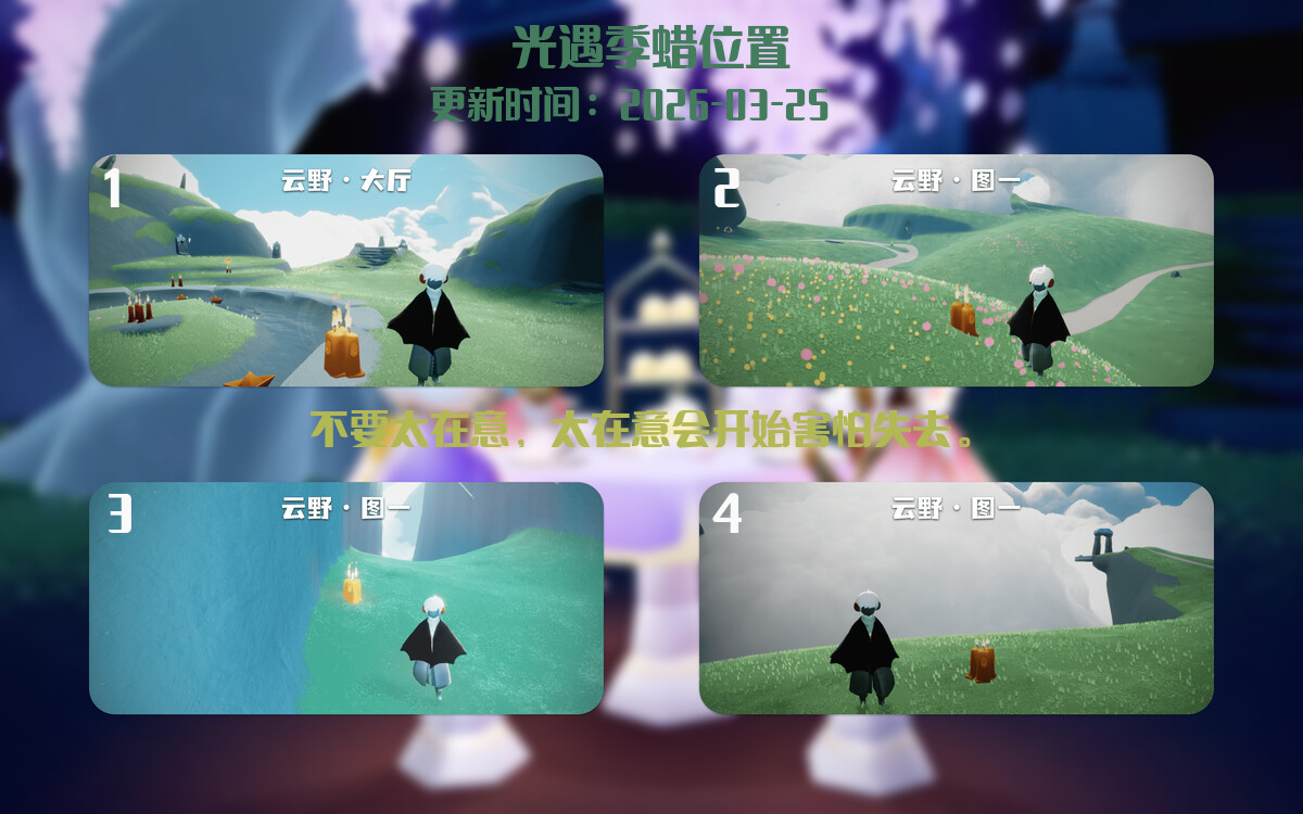 季节蜡烛汇总图