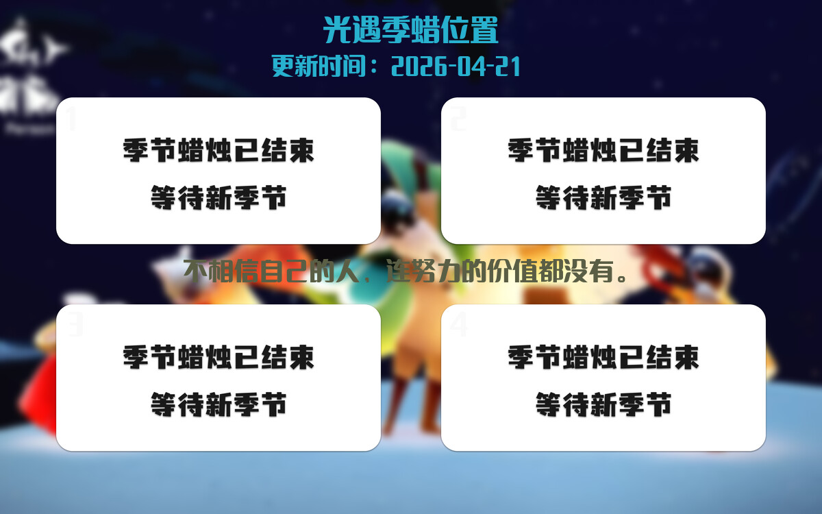 季节蜡烛汇总图