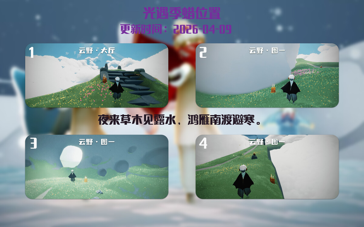 季节蜡烛汇总图