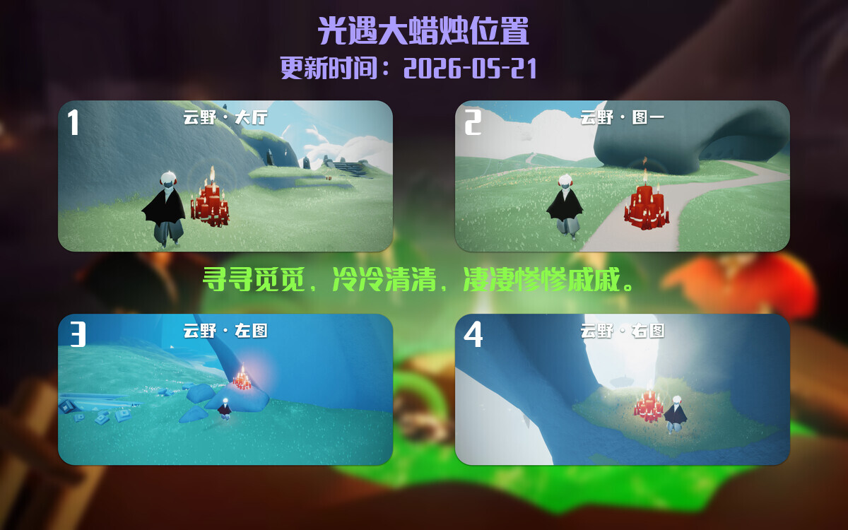 大蜡烛汇总图