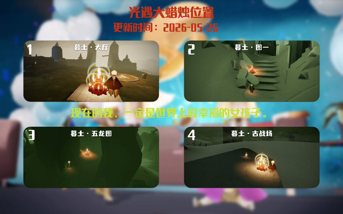 大蜡烛汇总图