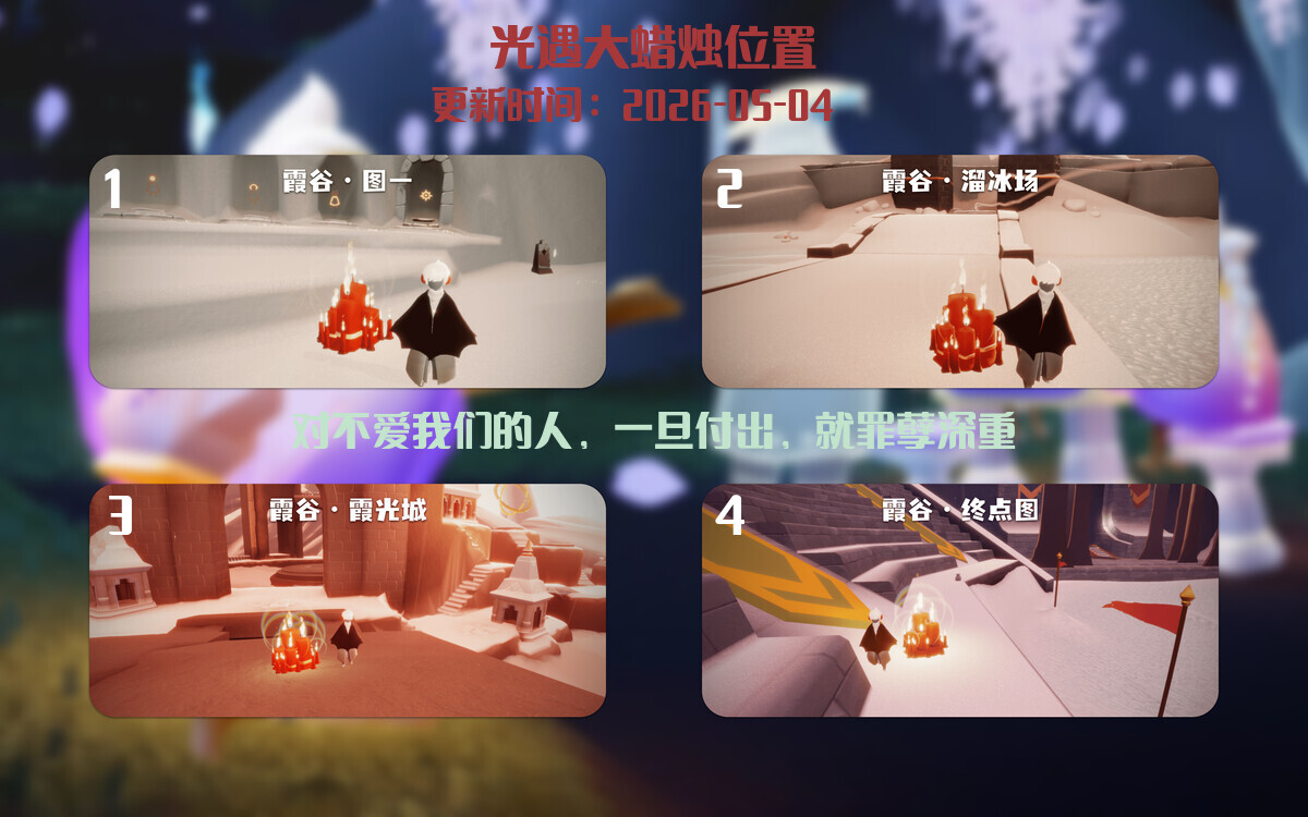 大蜡烛汇总图