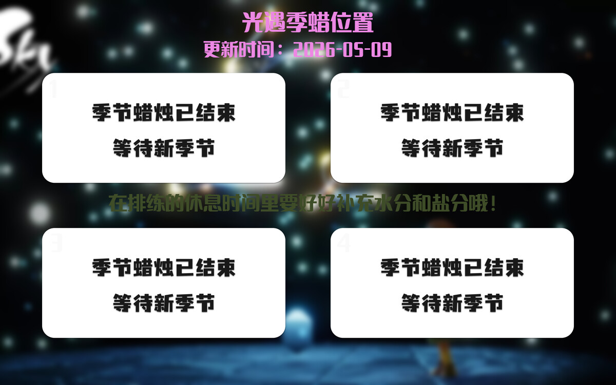 季节蜡烛汇总图