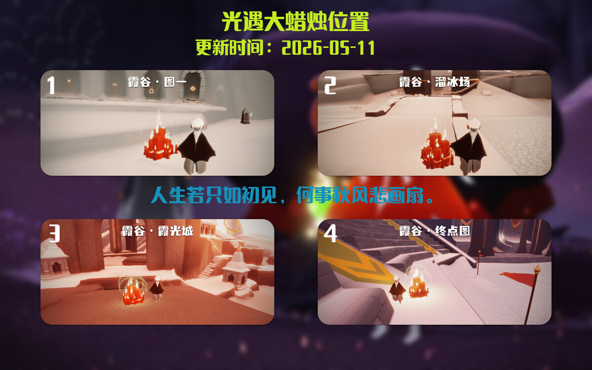 大蜡烛汇总图