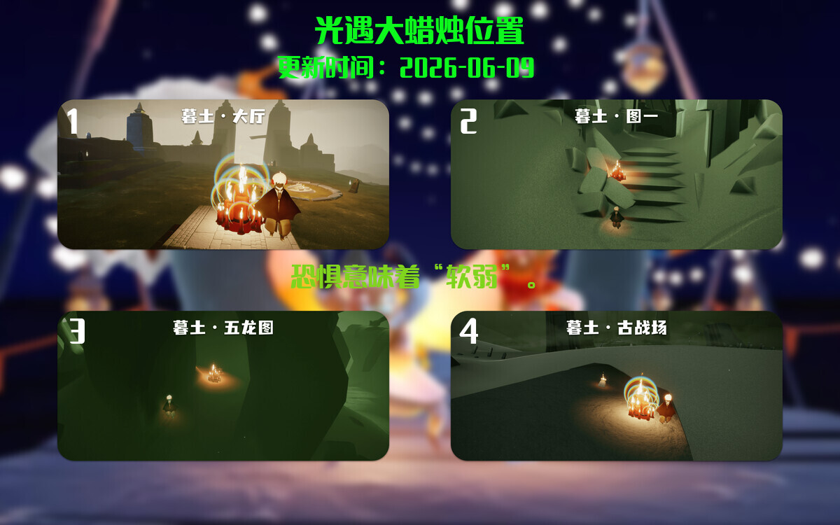 大蜡烛汇总图