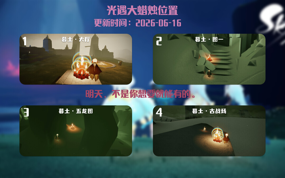 大蜡烛汇总图