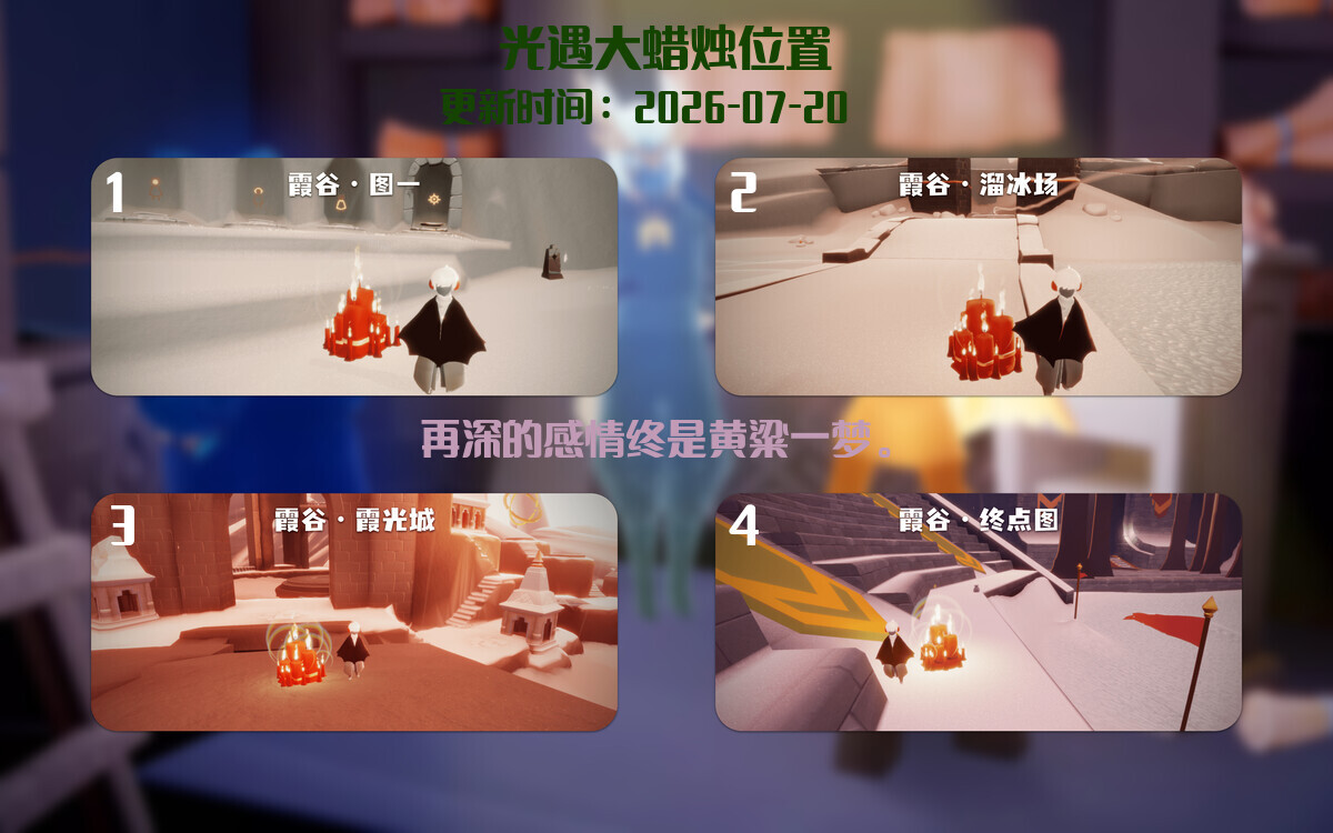 大蜡烛汇总图