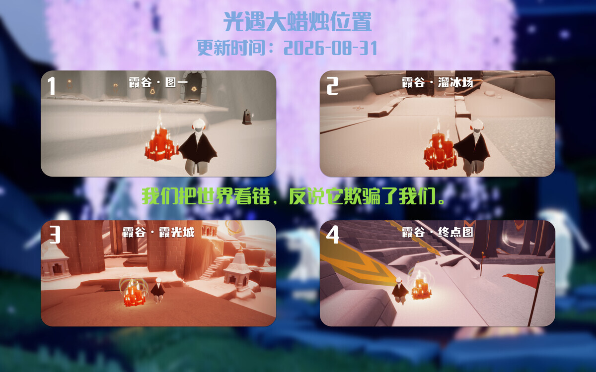 大蜡烛汇总图