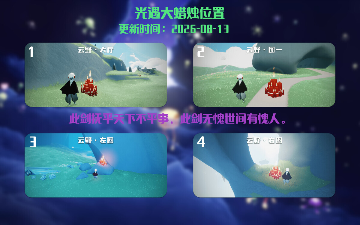 大蜡烛汇总图