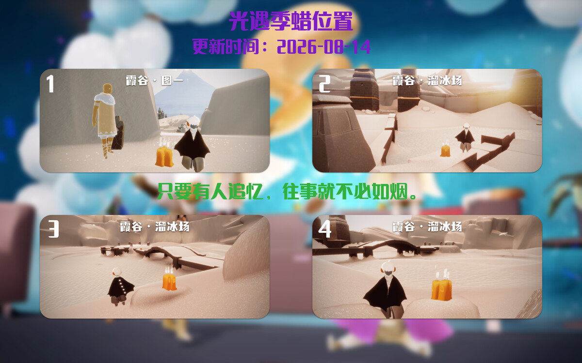 季节蜡烛汇总图