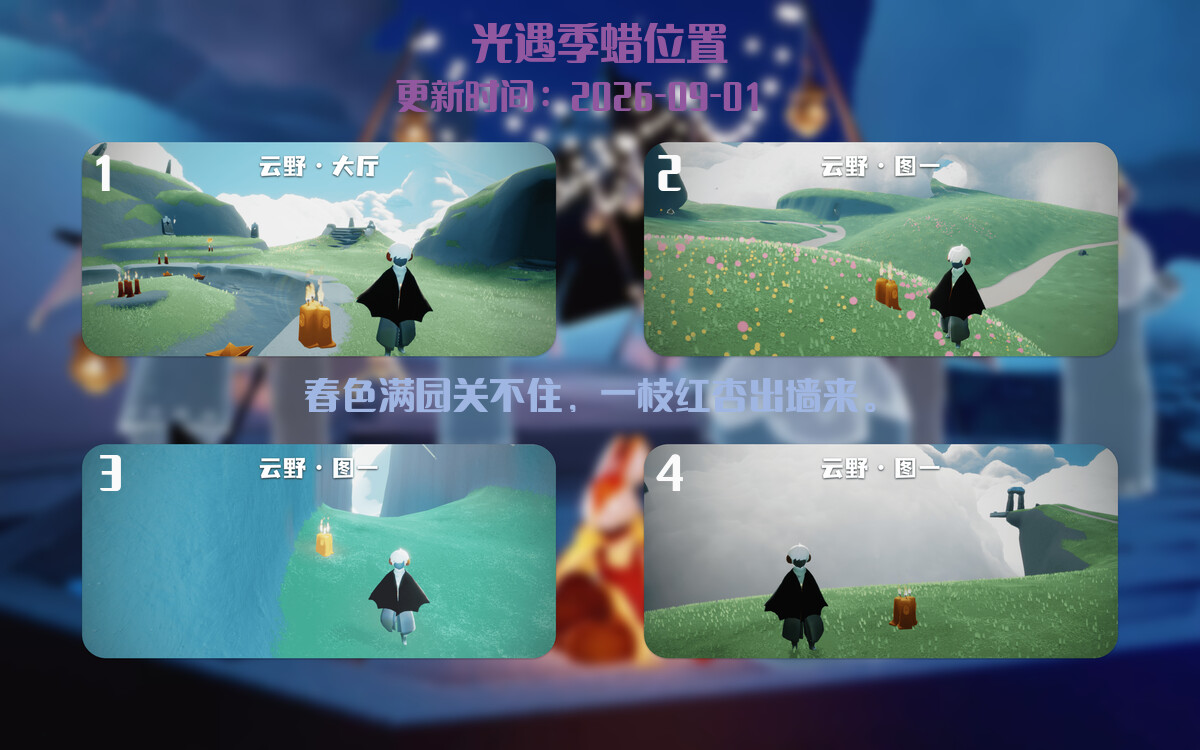 季节蜡烛汇总图