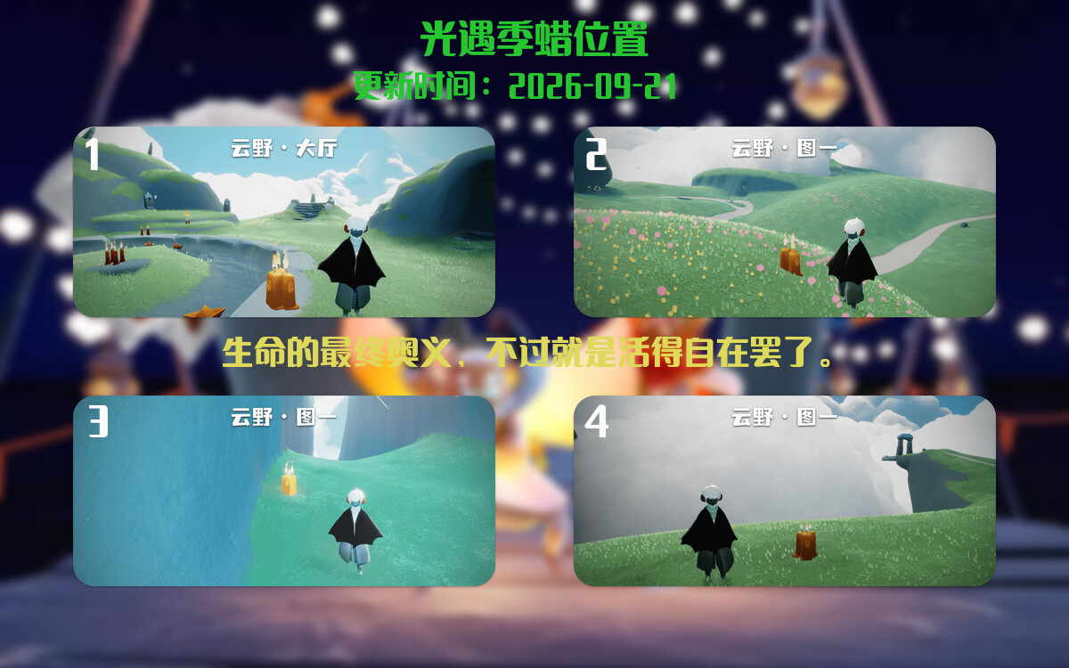 季节蜡烛汇总图