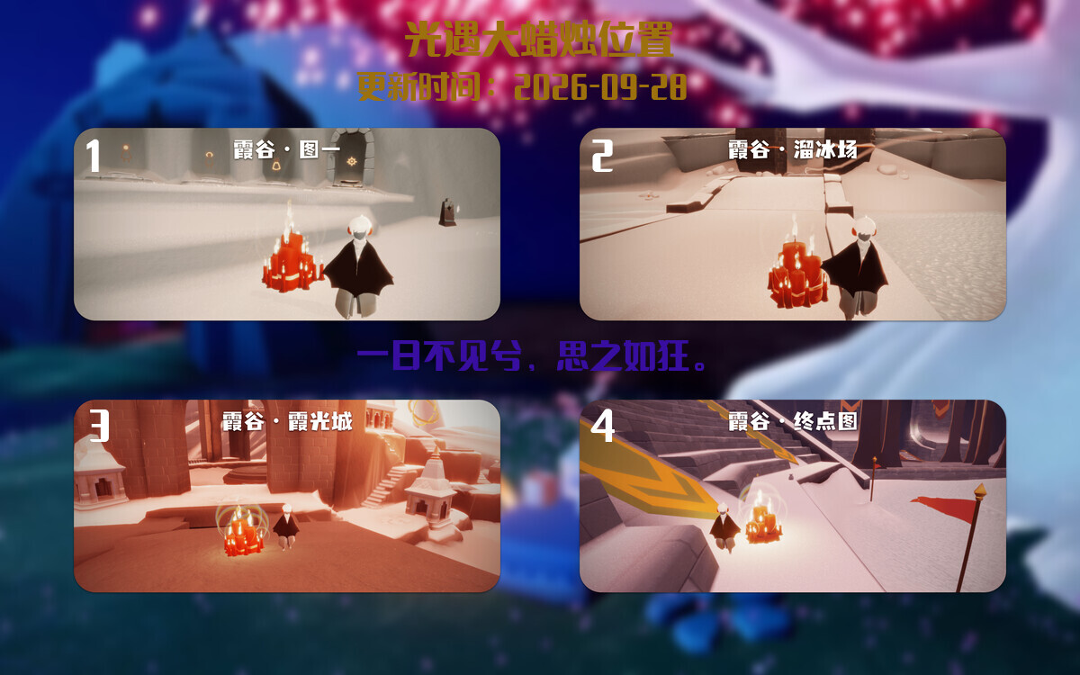 大蜡烛汇总图