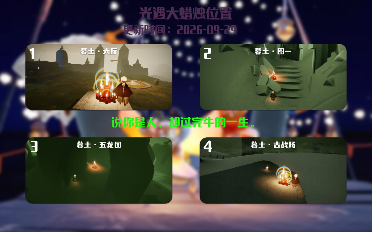 大蜡烛汇总图