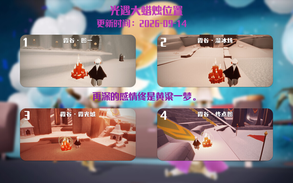 大蜡烛汇总图