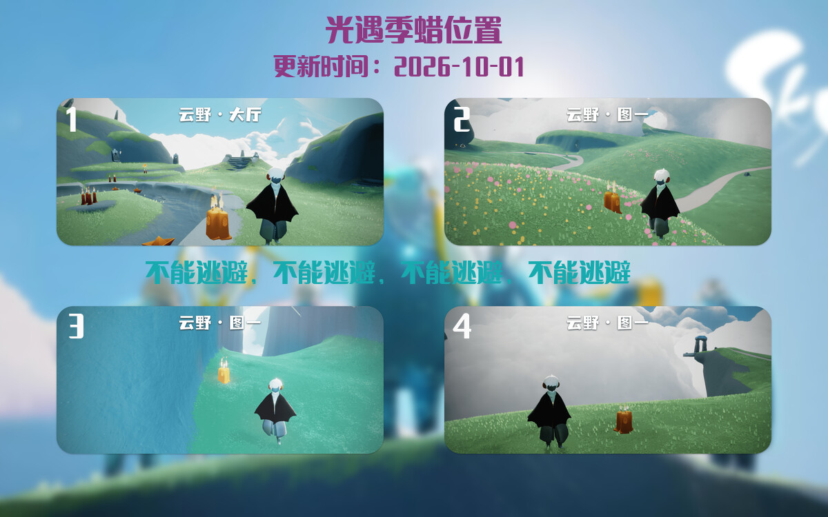 季节蜡烛汇总图