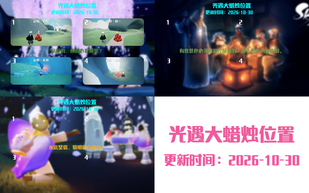 大蜡烛汇总图