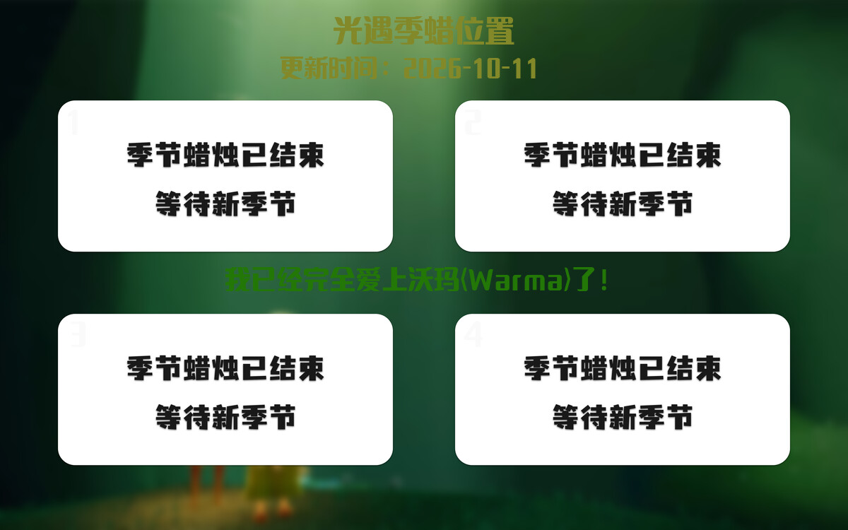 季节蜡烛汇总图