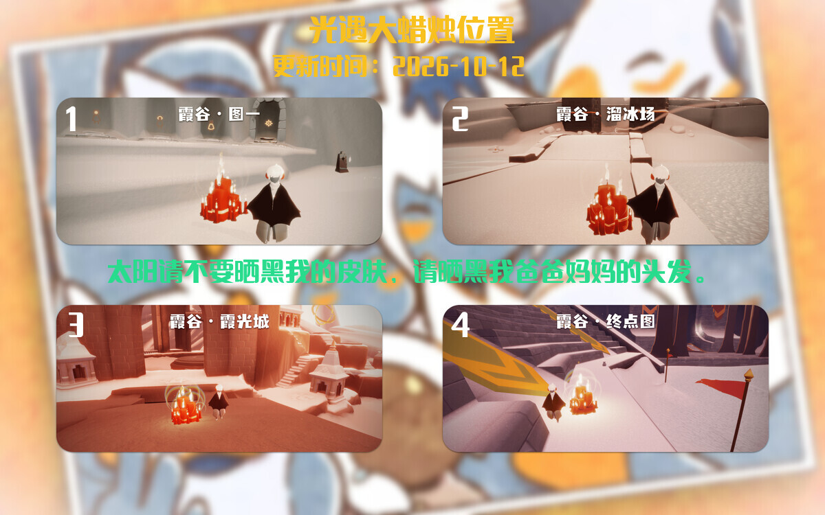 大蜡烛汇总图