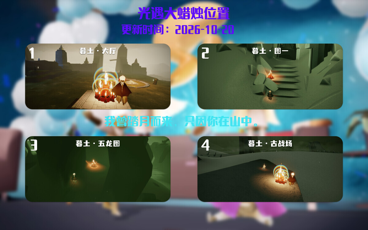 大蜡烛汇总图